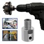 YINETTECH 1 tige de raccordement de mandrin 12 mm M14 x 1 en acier inoxydable pour mandrin de tour K01-50/63 K02-50/63