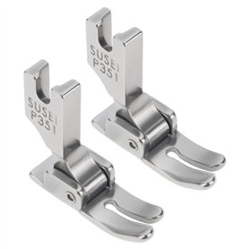 YINETTECH Lot de 2 Pieds Presseurs pour Machine à Coudre à Tige Haute P351 - Pied Presseur pour Machine à Coudre Industrielle -