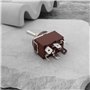 YINETTECH 2pcs Interrupteurs à Bascule à 6 Broches 250 VCA 15 A - 125 VCA 20 A Bipolaire à Double Sens 2 Positions à Verrouillag