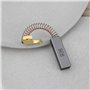 YINETTECH Lot de 4 balais de charbon moteur avec connecteur en cuivre 6,3 x 10 x 32 mm pour sèche-cheveux d'animaux