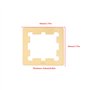 YINETTECH Cadre de Contact en Cuivre pour Processeur AM5 Boucle Fixe pour Processeur Compatible avec AMD 7950X 7700X 7900X Et 76