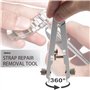 Bmocoen 6825 Barres à Ressort Outil Standard pour Retirer la Barre à Ressort, Montres, Pinces pour Bracelet de Montre Outil de B