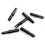 Ocnvlia Lot de 60 flèches de tir à l'arc ID 6,2 mm Flèches à came Insert Tagel pour bricolage tir de chasse flèches connexion ar