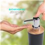 Tiamu Ensemble d'accessoires de Salle de Bain en Bambou, Bouteilles de Lotion, Porte-Brosse à Dents, Tasse à Dents, Porte-Savon,