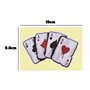 VGOL 2pcs Autocollant de Voiture Poker A Cartes à Jouer Décoration Auto-Adhésif de Voiture Accessoires pour Voiture Bagages Pare