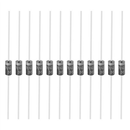 VGOL 500pcs 1N4007 Diodes de Redressement 1A 1000V Diodes de Silicium Électroniques Composants Électroniques pour Convertisseur