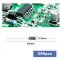 VGOL 500pcs 1N4007 Diodes de Redressement 1A 1000V Diodes de Silicium Électroniques Composants Électroniques pour Convertisseur 