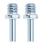 VGOL Lot de 2 adaptateurs de forage M14 filetés sur tige ronde 8 mm - Pour perceuses - Accessoires de rechange - Longueur : 45 m