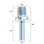 VGOL Lot de 2 adaptateurs de forage M14 filetés sur tige ronde 8 mm - Pour perceuses - Accessoires de rechange - Longueur : 45 m