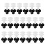 VGOL 20pcs Clips de Garniture Pilier Intérieur de Voiture 91561SJD003 Compatible avec CR-V Civic FR-V Attaches en Plastique Clip