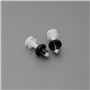 VGOL 20pcs Clips de Garniture Pilier Intérieur de Voiture 91561SJD003 Compatible avec CR-V Civic FR-V Attaches en Plastique Clip