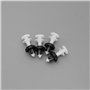 VGOL 20pcs Clips de Garniture Pilier Intérieur de Voiture 91561SJD003 Compatible avec CR-V Civic FR-V Attaches en Plastique Clip