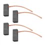VGOL 2 Paires de Balais de Charbon 5 X 5 X 12 Mm pour Ventilateurs Moteurs d'essuie-glace Et Moteurs de Lève-vitre Pièce de Rech