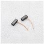 VGOL 2 Paires de Balais de Charbon 5 X 5 X 12 Mm pour Ventilateurs Moteurs d'essuie-glace Et Moteurs de Lève-vitre Pièce de Rech
