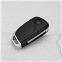 VGOL 1 Pièce Coque de Clé de Voiture Pliable à 2 Boutons de Rechange pour Télécommande Compatible avec Opel Compatible avec Zafi