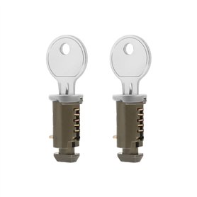 VGOL 2pcs Porte Bagages de Toit Serrure de Sécurité en Forme de Tonneau Serrure de Chargement de Toit clé Compatible avec Thule