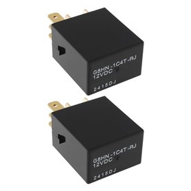 VGOL Lot de 2 Relais Moto 5 Broches G8HN-1C4T-RJ Compatible avec Omron Et Compatible avec Wuyang