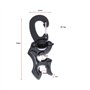 BOFRHME 4 PièCes SéRies PlongéE sous-Marine Double Support de Tuyau Pince PlongéE sous-Marine Double BCD Pince de Tuyau Accessoi