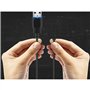 Lrtzizy Chargeur de Batterie Rechargeable Universel à Chargement USB 1 Slot Chargeur de Batterie au Lithium pour 18650 26650 145