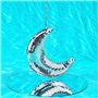 BOFRHME 1 Pièces Boule Disco Boules Disco en Forme de Lune Décor Suspendu Décor Disco Boule Disco Rétro-Réfléchissante Lumières 