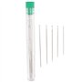 ROBMNE Lot de 25 aiguilles à coudre à gros chas – 5 tailles d'aiguilles à coudre à la main dans un tube de rangement transparent