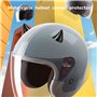 HICCYRODLY Casque de moto coin corne accessoires de décoration élastique ventouse corne décoration tête couverture noire
