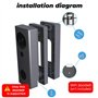 XIAOJUN Support de sonnette à angle réglable pour sonnerie vidéo support de sonnette pour usage domestique réglable (gauche et)