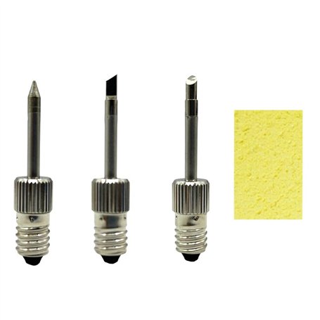 Wisyurt 3 PièCes Pointes de Soudure en Laiton USB TêTe de Fer à Souder Pointes de Soudure pour Stations de Soudure D'Interface E
