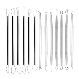 Wanjorlay Outils en Argile PolymèRe Poterie Outils de Sculpture en CéRamique Sculpture Fin Boucle Outils en Argile Ensemble