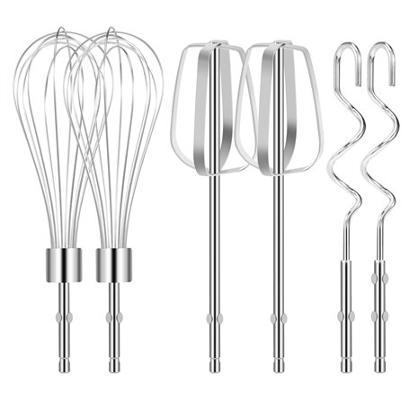 POOSR Ensemble de mélangeurs d'œufs électriques - Batteur à œufs - Pour ballon électrique - Accessoires de cuisine - Mixeur