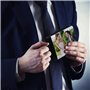 HADIIH Lot de 4 trésors à sublimation, méchants de transfert de chaleur avec fenêtre d'identification pour voyage, travail, remi