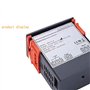 Wanjorlay ContrôLeur de TempéRature NuméRique -99-400 DegréS PT100 M8 Sonde Thermocouple Capteur Thermostat IntéGré 220 V Interr