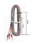 Wanjorlay ContrôLeur de TempéRature NuméRique -99-400 DegréS PT100 M8 Sonde Thermocouple Capteur Thermostat IntéGré 220 V Interr