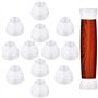 Veciado 12 PièCes Douilles de Stylo Douilles de Stylo Blanches Douilles de Stylo Durables AntiadhéSives Douilles SynthéTiques Po