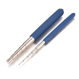 Iegefirm 2 PièCes/Ensemble Outil D'Emballage de de Tiges D'Enroulement de de Fer Bleu avec Boucle 10 Tailles pour Fabrication de