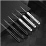 Geieold 6 PièCes de Cure-Dents Portables en Titane Porte-Cure-Dents en MéTal pour Cure-Dents en Plein Air pour Pique-Nique et Ca