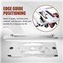 Nudiuhis Guide de Bord Multifonctionnel Positionnement Coupe Planche de Bois Outil éLectricité Scie Circulaire Tondeuse Machine 