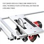 Nudiuhis Guide de Bord Multifonctionnel Positionnement Coupe Planche de Bois Outil éLectricité Scie Circulaire Tondeuse Machine 