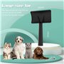 Uxsjakjsd Brosse fixe pour chien - Brosse extra longue pour grands chiens - Toilettage des animaux de compagnie - Brosse métalli