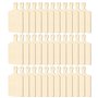 Yeruvce Lot de 36 mini planches à découper en bois brut avec poignée pour charcuterie