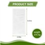 Juwacoo 400 pièces/lot 7 x 14 cm PVA Sacs solubles dans l'eau pour la pêche à la carpe Lancer nouveaux accessoires de pêche