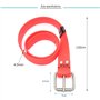 Vocdikficy Ceinture lestée pour la taille - Boucle à dégagement - Pour la plongée, la plongée en apnée et la pêche - Blanc