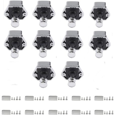 Lot de 10 Bouton Poussoir Camping Car