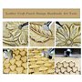 YEHEI 6 PièCes SéRies en Cuir Estampage Outils en Cuir de Travail Selle Faire des Timbres Ensemble SpéCial Forme Timbre PoinçOn 