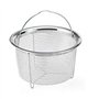 Juwacoo 2 Pcs Panier Vapeur en Maille, paniers cuit-Vapeur avec Poignées Pliantes, Panier pour friteuse Panier Cuisson Vapeur, p
