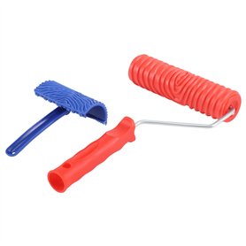 Giilayky Ensemble D'Outils de Modèle en Bois D'Imitation Eg300T Rouleau en Caoutchouc de 7 Pouces + Ms16 Outil D'Imitation de Gr