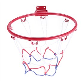 Giilayky Cerceau de Basket-Ball Mural de 32 Cm Filet de Jante en MéTal Panier Suspendu la Jante Murale de Basket-Ball avec Vis S