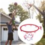 Giilayky Cerceau de Basket-Ball Mural de 32 Cm Filet de Jante en MéTal Panier Suspendu la Jante Murale de Basket-Ball avec Vis S