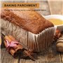 Giilayky Paquet de 40 ÉTanche à la Graisse Doublures de Pain Bord Droit Papier Parchemin de Cuisson AntiadhéSif Moules à Gâteau 