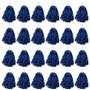 ivamulie Lot de 24 pompons de pom-pom girl - En métal brillant - Avec poignée en plastique robuste - Jolis pompons de pom-pom gi
